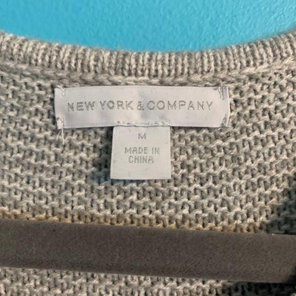 New York & Company gray sweater - Picture 3 of 3